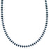 Hematite Genuine Sterling Silver Southwest Bead Necklace SX114600